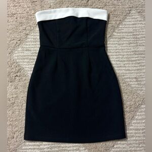 Edikted Priyah Contrast Fold Over Dress